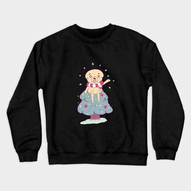 Lighting Christmas Tree Crewneck Sweatshirt by dianyland